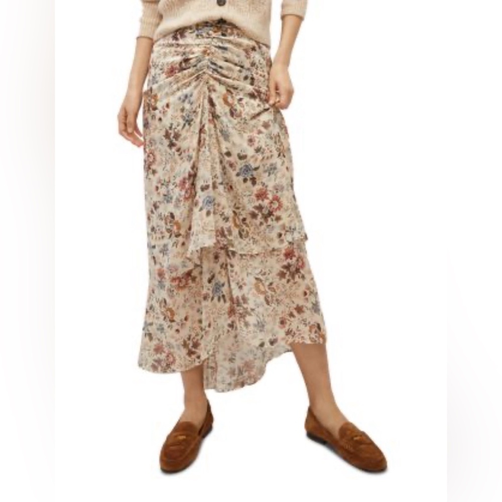 Veronica Beard Sira Midi Skirt - Picture 3 of 9